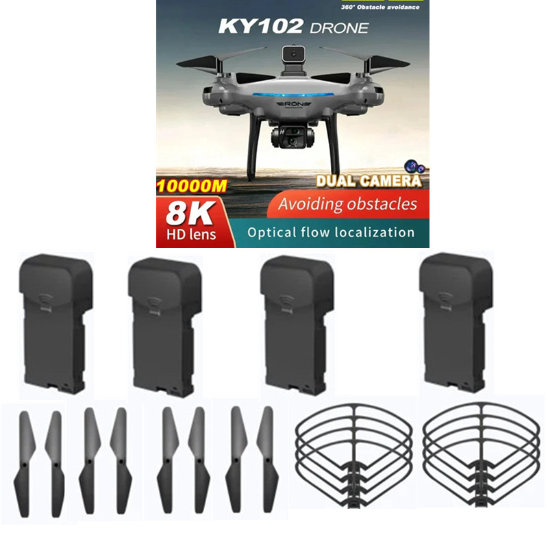 Drone Ky102 Rc - KY102 드론 배터리 프로펠러 KY102 드론