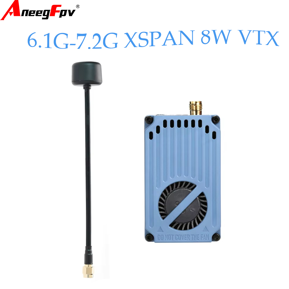 Vtx Video Transmitter - RUSHFPV 6.1‑7.2G 8W X61728 VTX 비디오