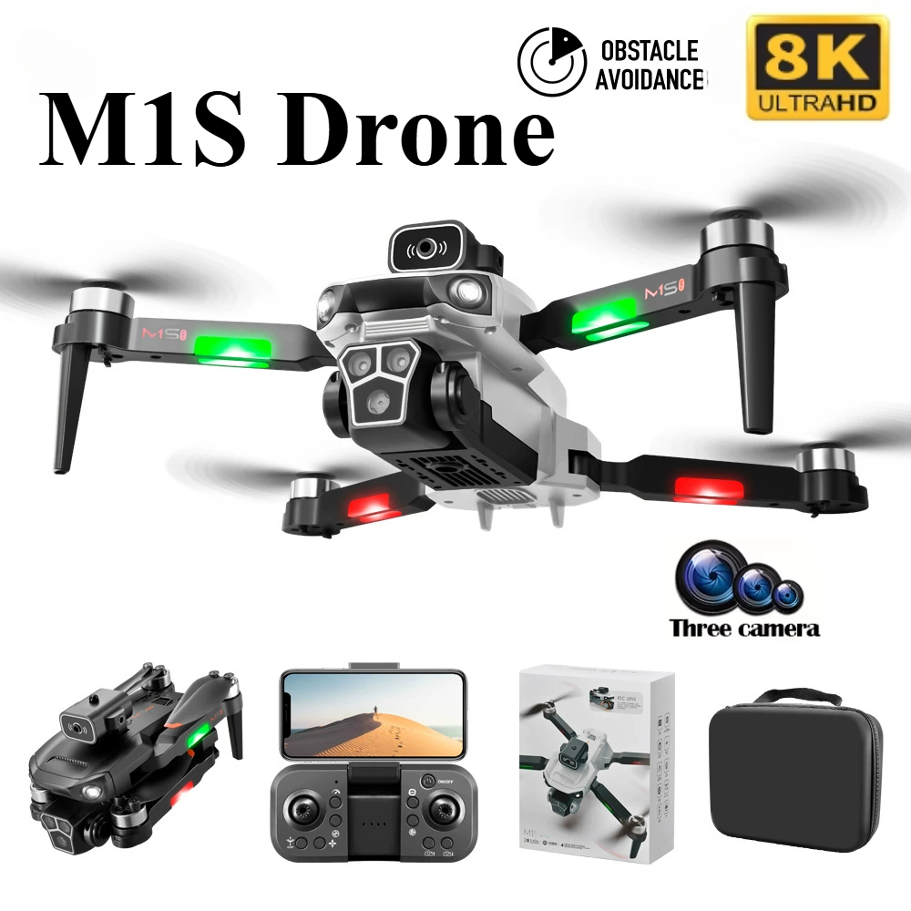 Drone Top Rc - M1S 드론 8K 전문가용 트리플 카메라