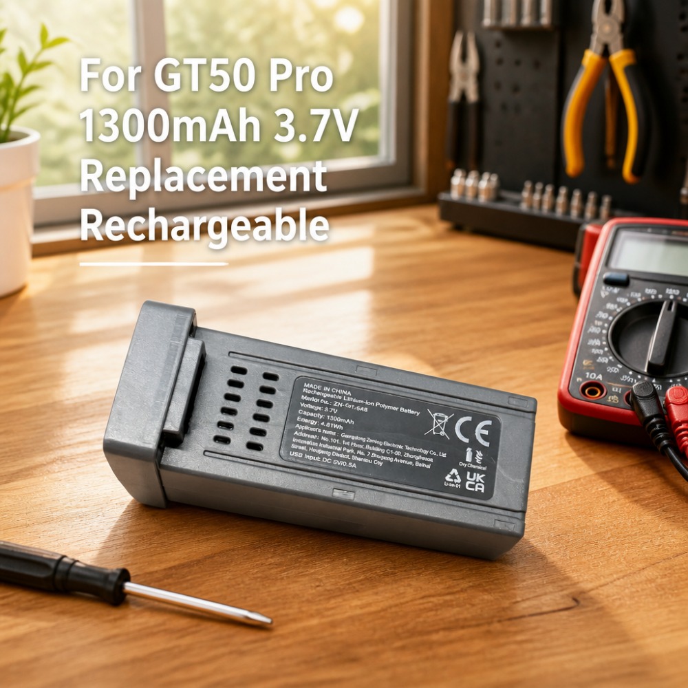 Drone Rc Gt50 - 1300mAh 3.7V 충전식 리튬 이온 배터리