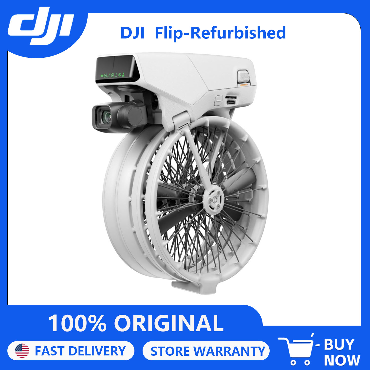Drone Top Rc - 리퍼브 DJI 드론 플립 플라이와 RC