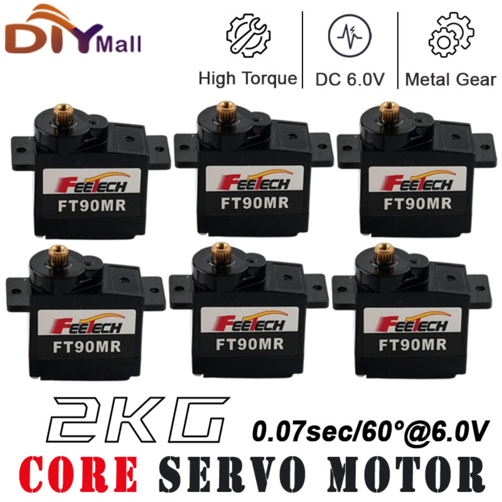 Drone Rcs - 1/2/4 PCS Feetech FT90M 디지털 메탈