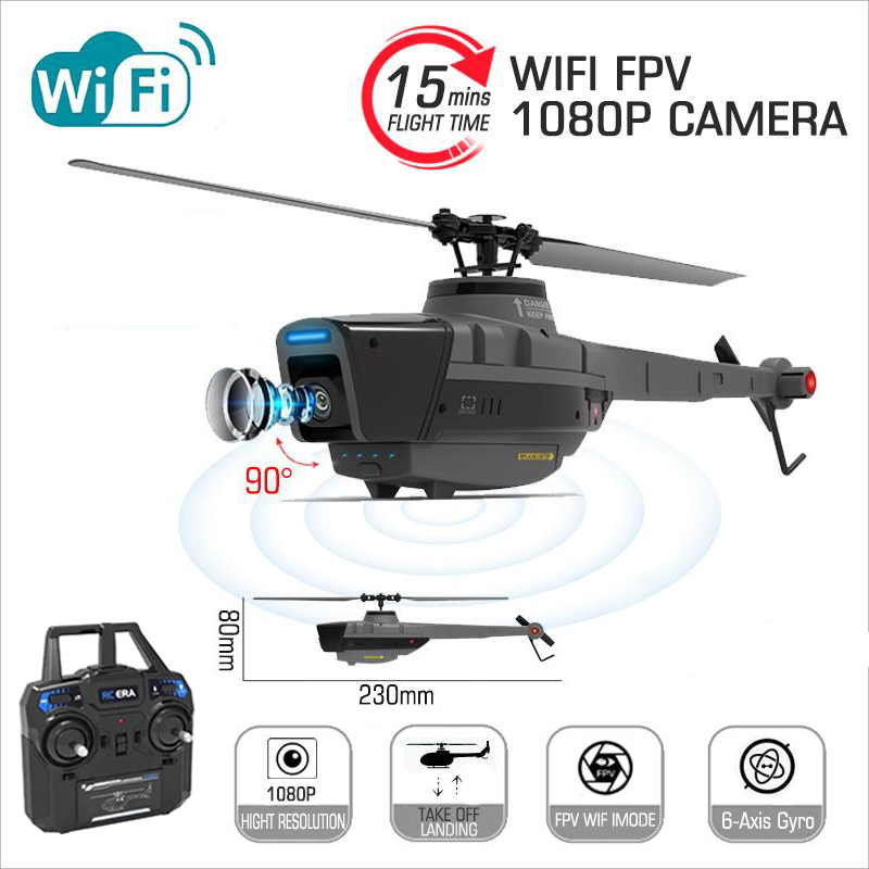 Drone Rc Team City - C128 2.4G RC 헬리콥터 4 프로펠러