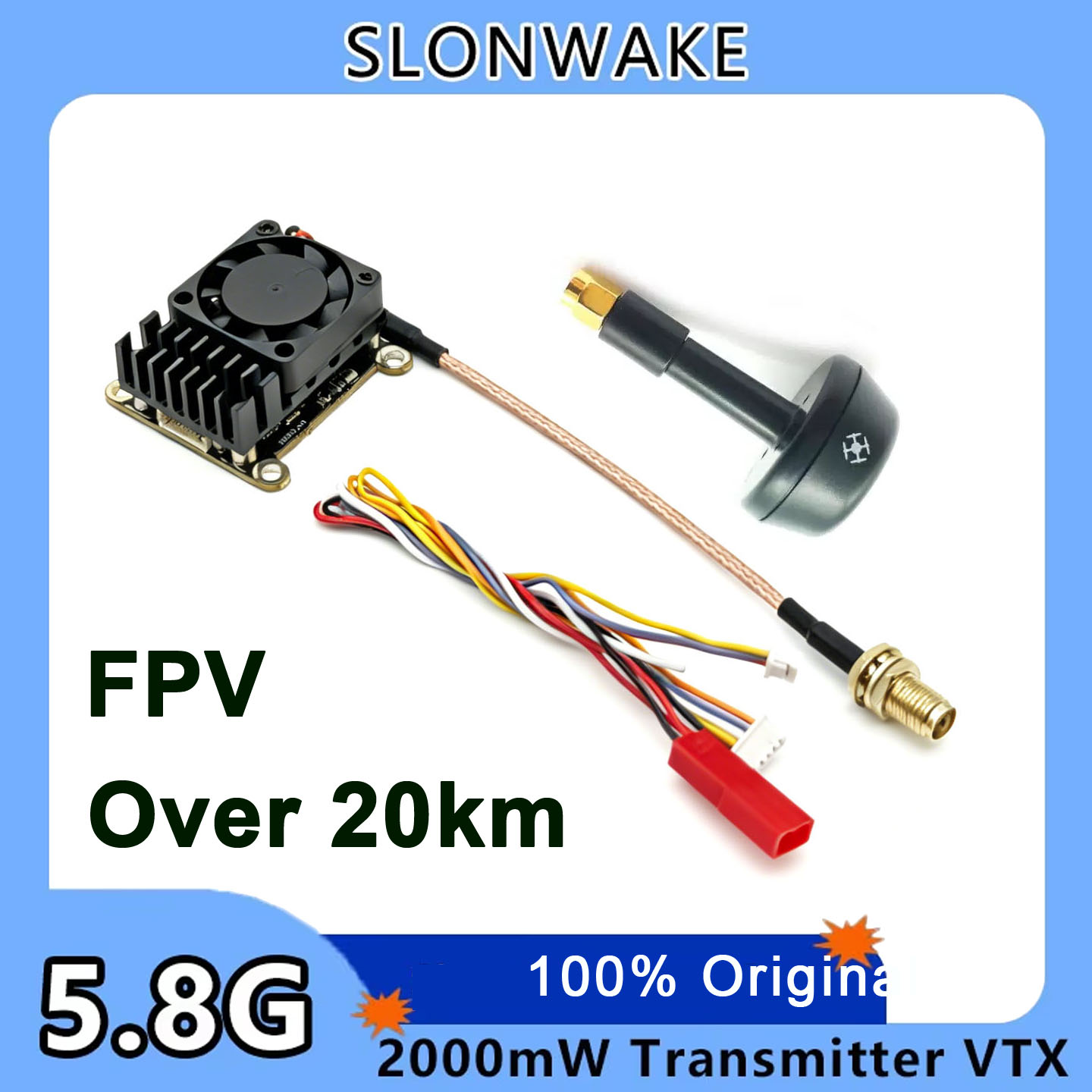 Vtx Video Transmitter - 새로운 업그레이드 5.8Ghz 2W 조절 가능