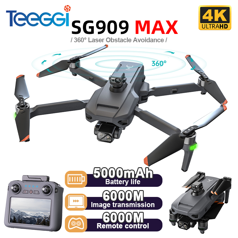 Drone Rc Team City - Teeggi SG909 MAX GPS 드론(4K 카메라