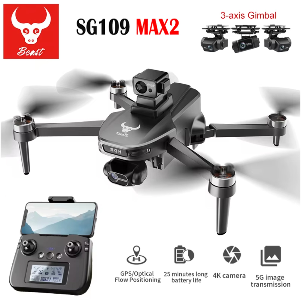 Dron Rc Quadcopter - SG109 MAX2 전문 FPV 8K 카메라