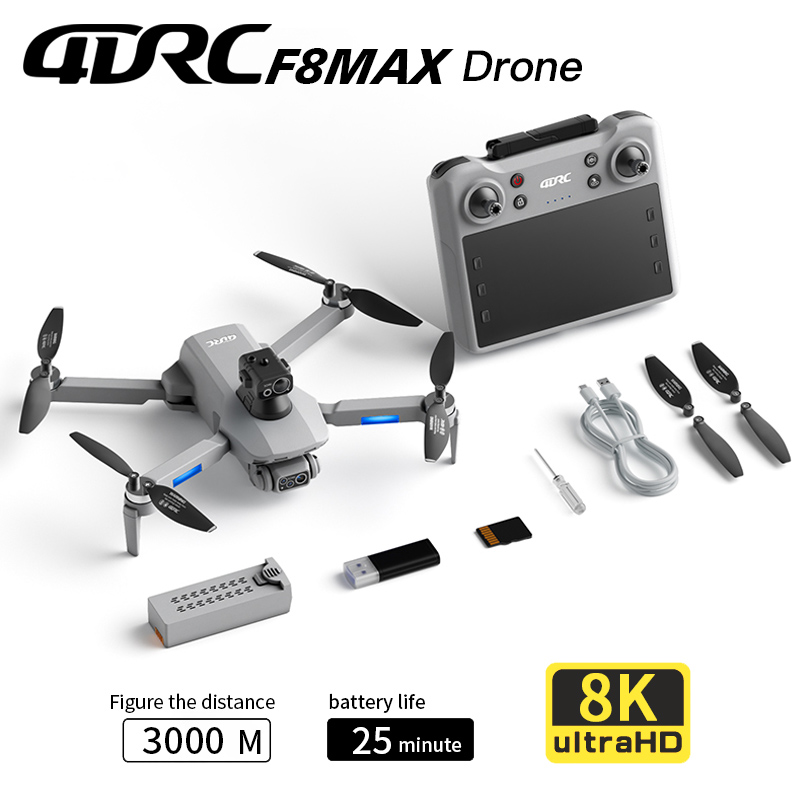 Drone Rc Team City - F8 MAX GPS 드론 전문가용 8K