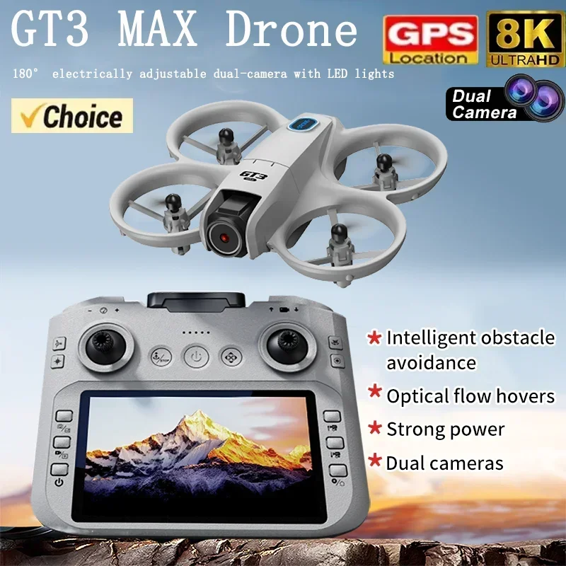 Dron Rc Quadcopter - 2026 신형 GT3 미니 LED 접이식
