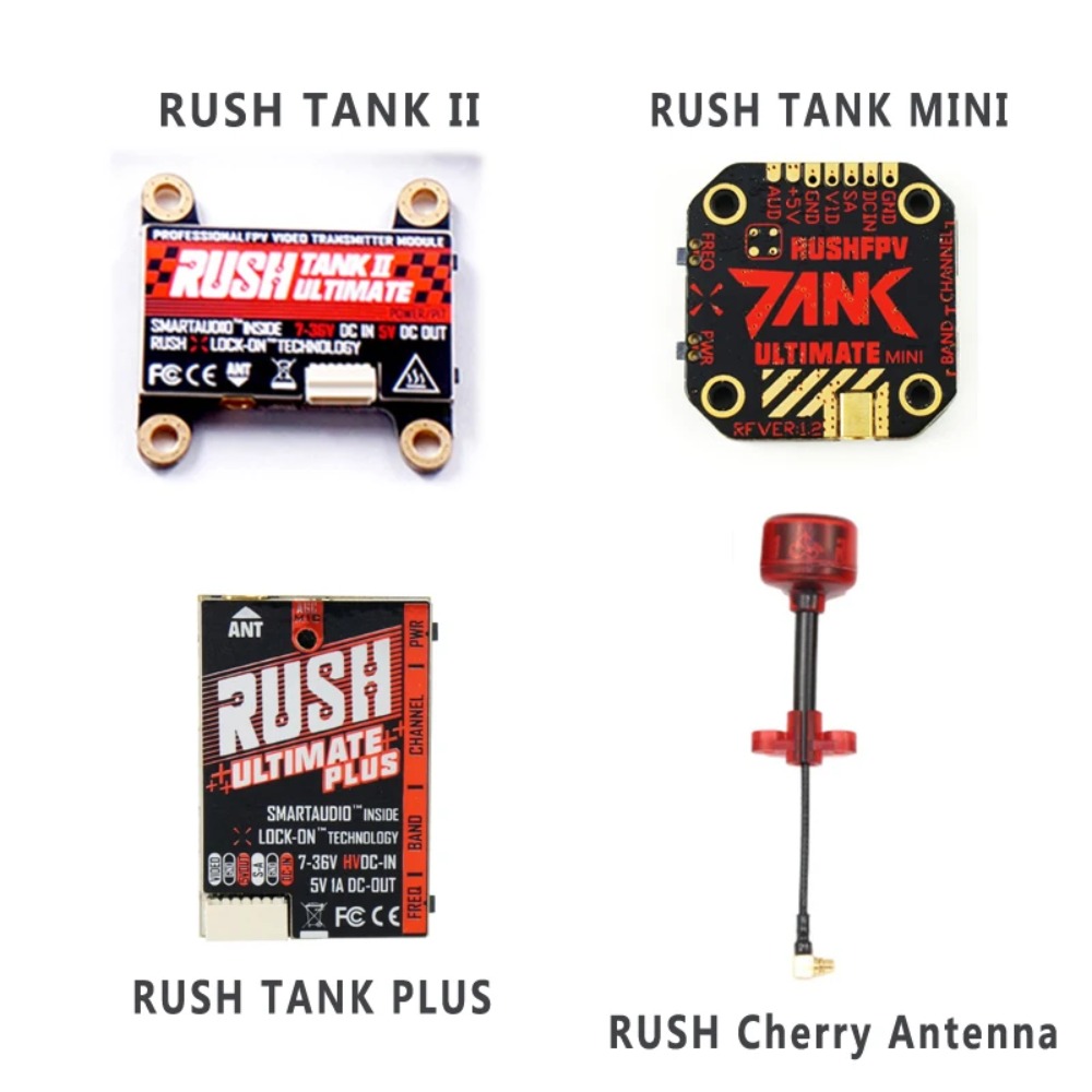 Vtx Video Transmitter - RUSH TANK Ultimate II/Mini/PLUS/solo VTX 5.8GHz