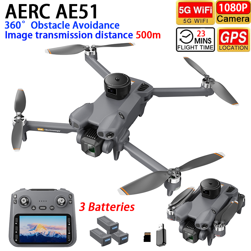 Drone Rc Team City - AERC AE51 드론 GPS WIFI FPV