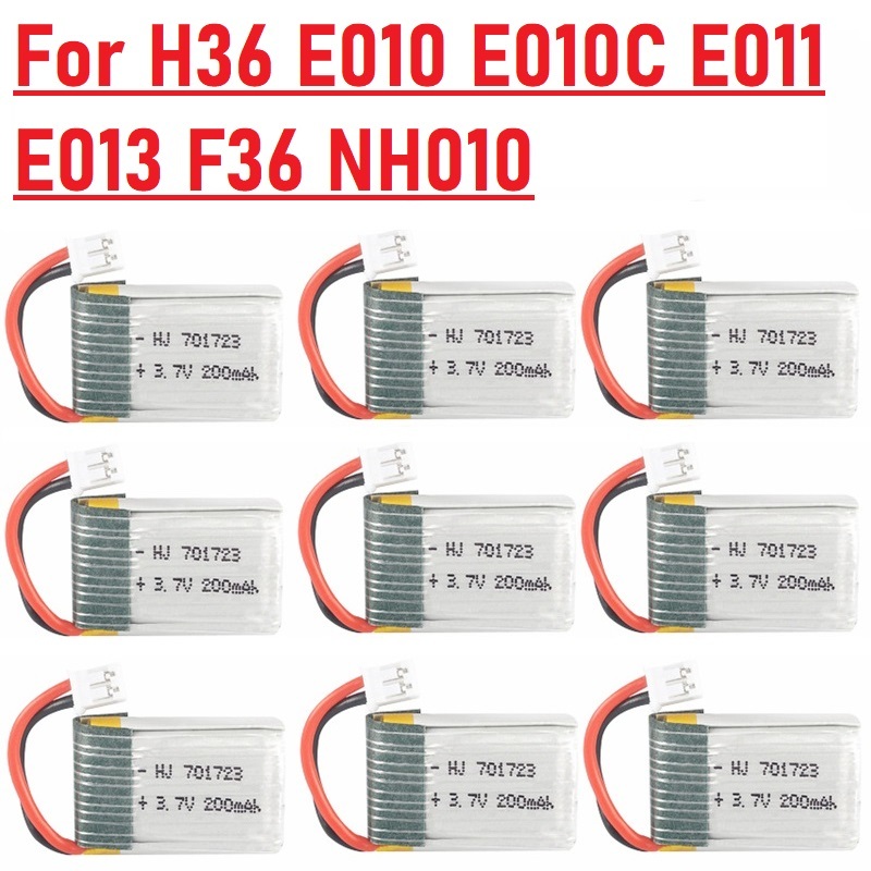 Dron Rc Quadcopter - 1-20pcs 3.7v 200mah 701723 H36 E010