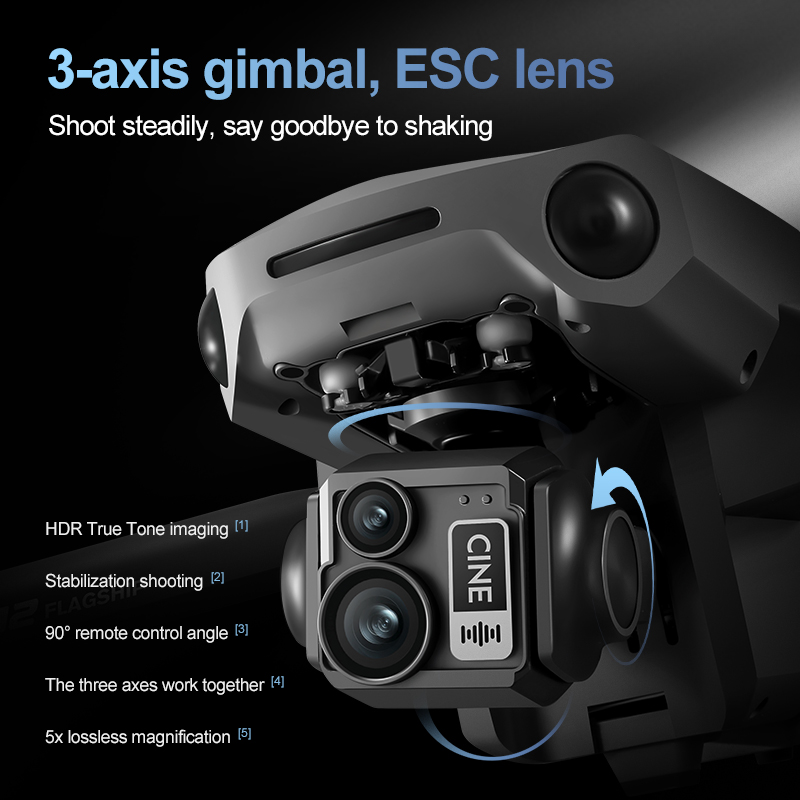 8K 3축 짐벌 브러시리스 7.2인치 터치스크린 FPV - Dron Rc Quadcopter 리뷰 및 가격