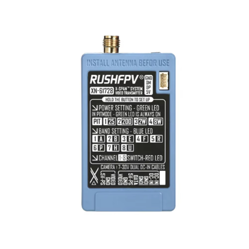 RUSHFPV 6.1‑7.2G 8W X61728 VTX - Vtx Video Transmitter 리뷰 및 가격
