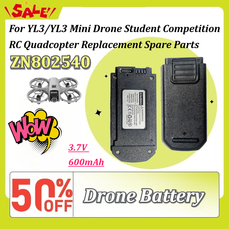 ZN802540 3.7V 600mAh 리튬이온 충전식  - Drone Rc Yl3 리뷰 및 가격