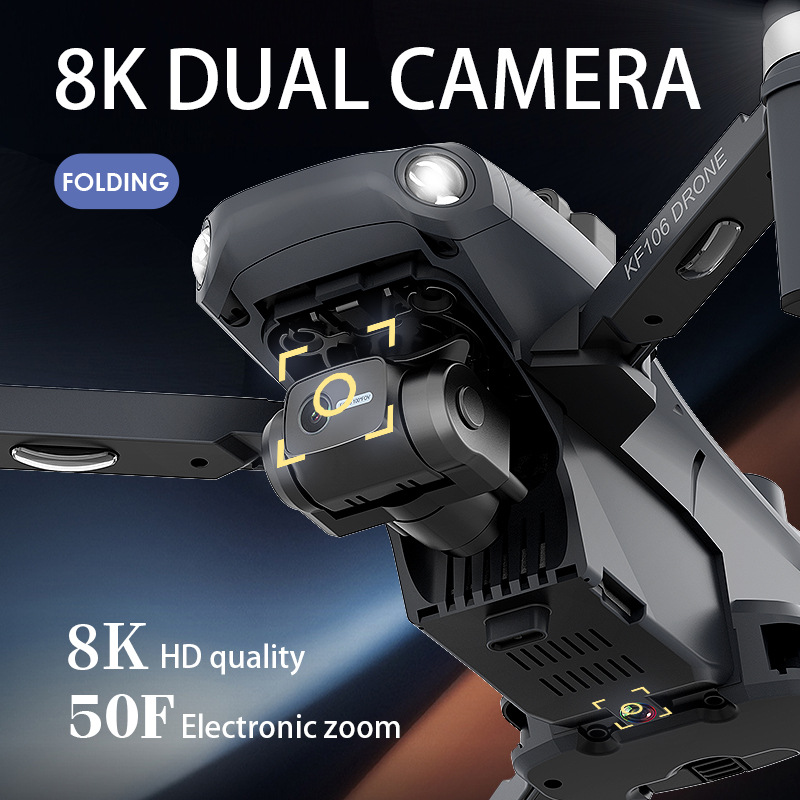 2022 새로운 KF106 Max Drone 8K 전문 - Drone Rc Team City 리뷰 및 가격
