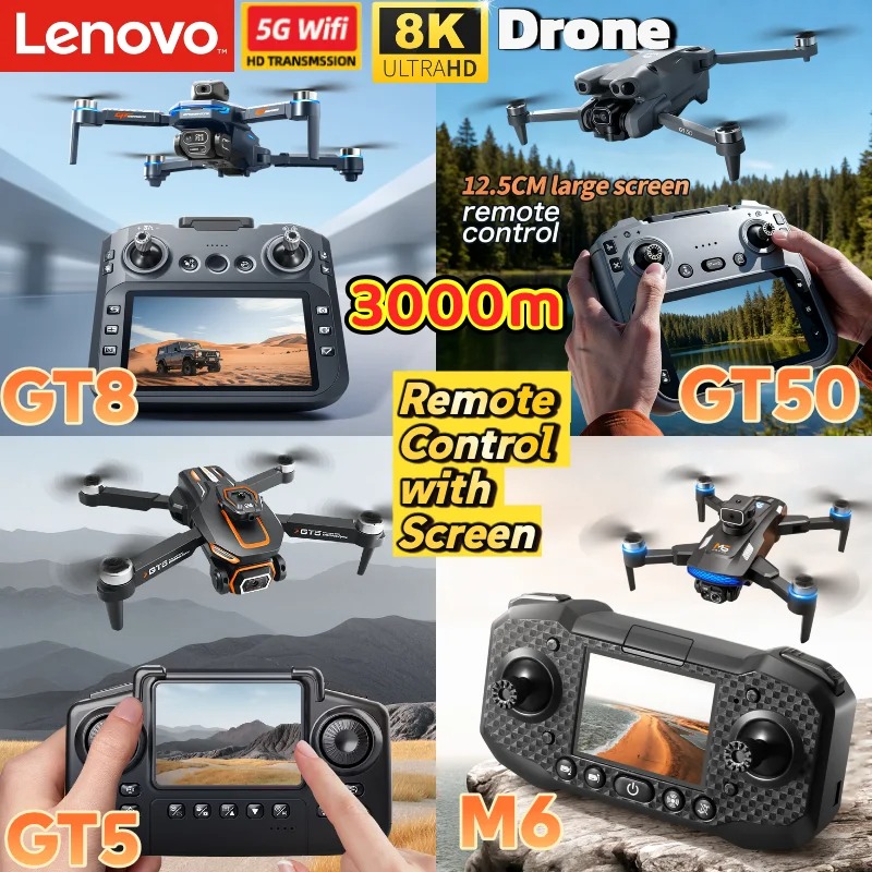 레노버 8K 카메라 드론 GT8 GT50 GT5 M6  - Drone Rc Gt50 리뷰 및 가격