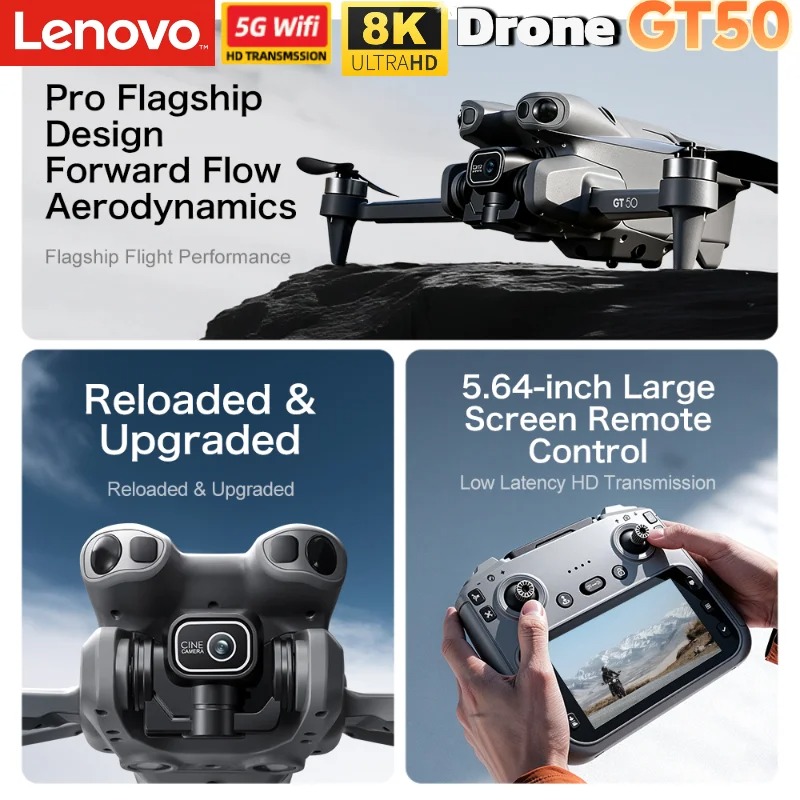 레노버 8K 카메라 드론 GT8 GT50 GT5 M6  - Drone Rc Gt50 리뷰 및 가격