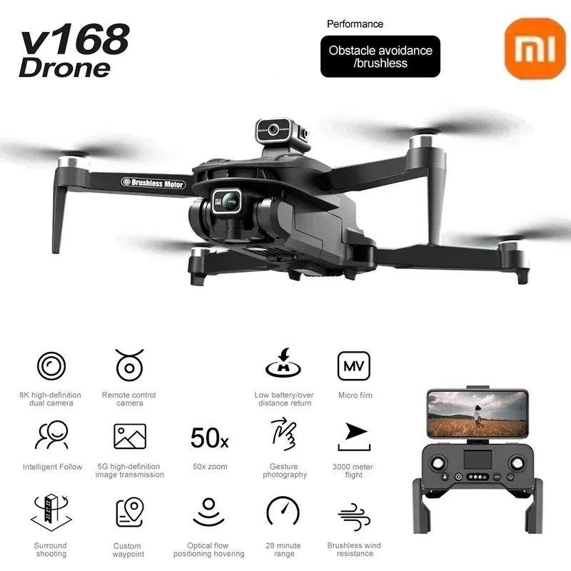 레노버 V168 GPS 드론 전문가용 8K HD 항공  - Drone Top Rc 리뷰 및 가격