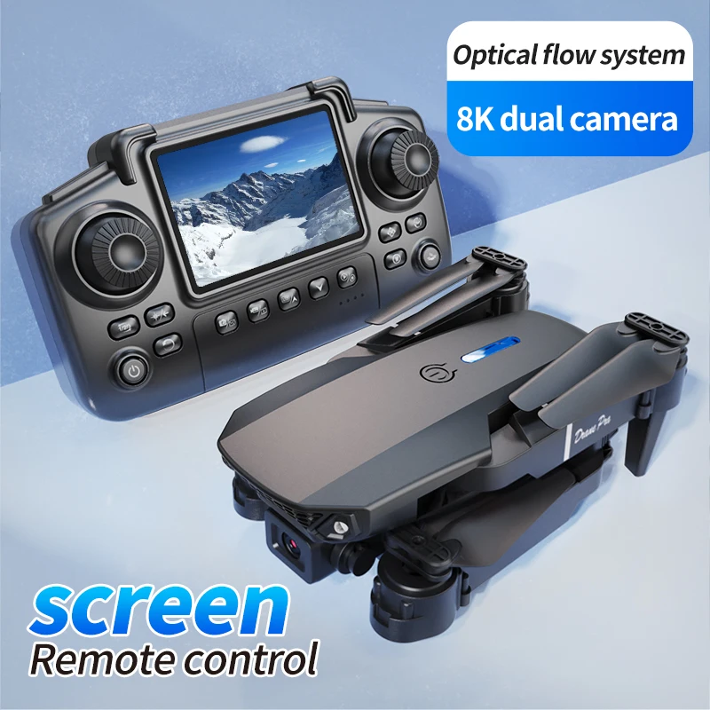 전문 E88 프로 드론 스크린 8K HD 카메라 WiF - Dron Rc Quadcopter 리뷰 및 가격