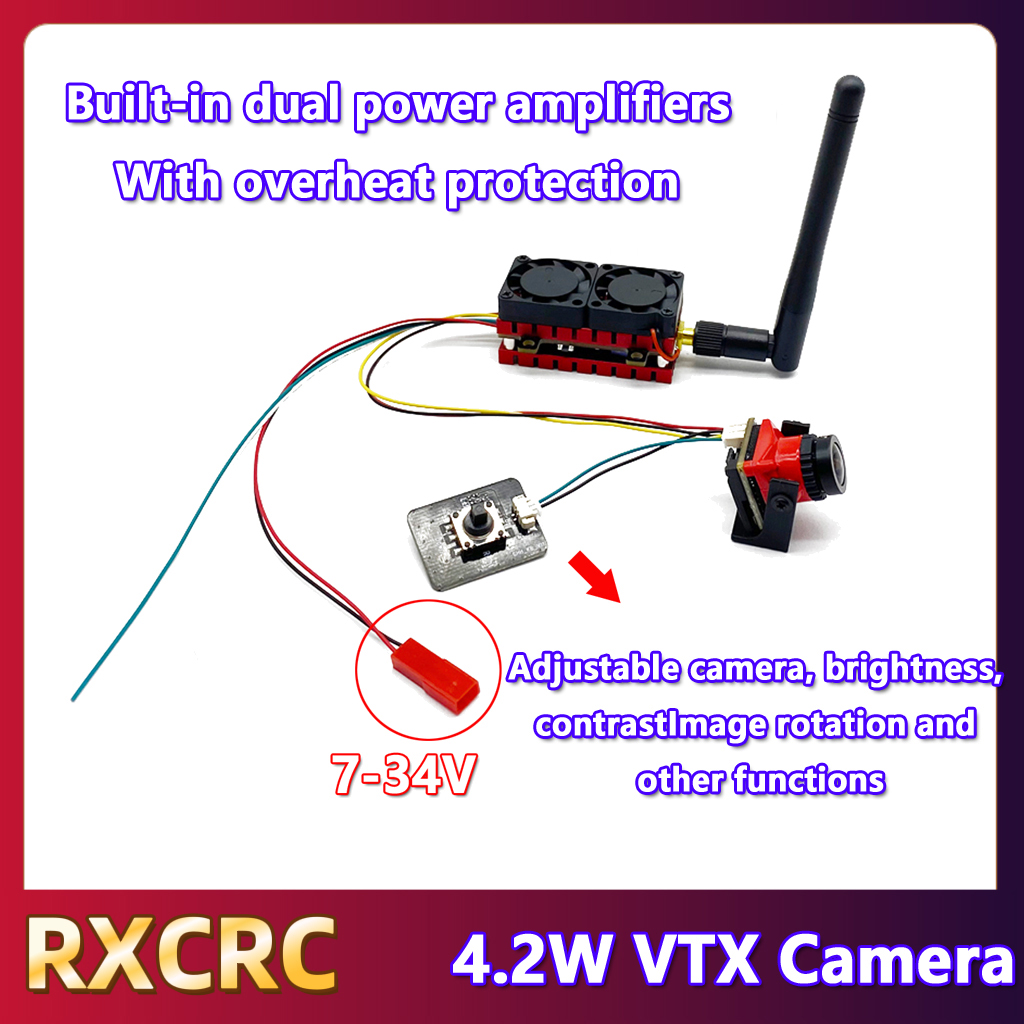 RXCRC 5.8G 48CH 4.2W 고출력 VTX 송 - Fpv Drone Camera 리뷰 및 가격
