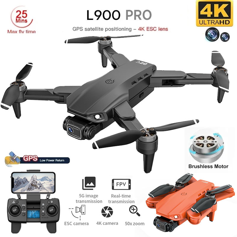 L900 Pro GPS 드론 4K 전문 HD 듀얼 카메 - Drone Rc Team City 리뷰 및 가격