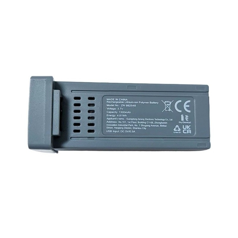 새로운 ZN 982548 3.7V 4.81Wh 1300 - Drone Rc Gt50 리뷰 및 가격