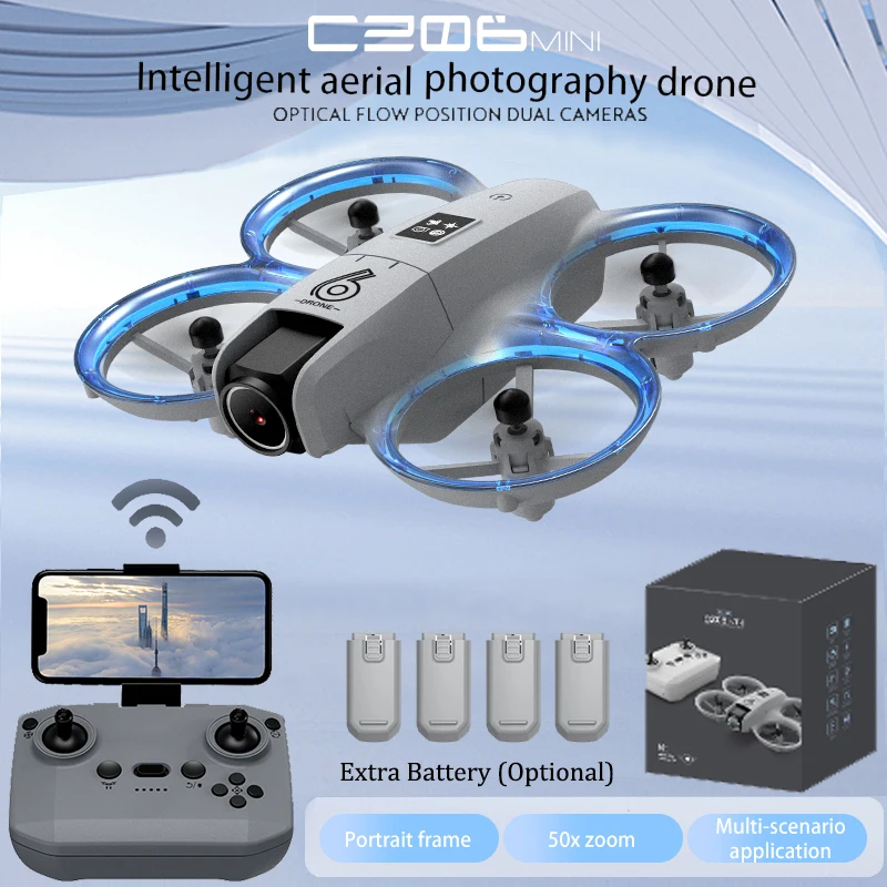 CZ06 미니 RC 쿼드콥터 드론 - 480P HD 듀 - Drone Rc Ufo 리뷰 및 가격