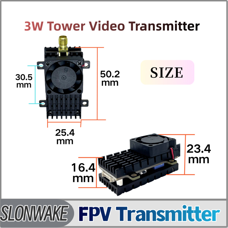 SLONWAKE 5.8G 3000mW 시뮬레이션 VTX - Vtx Video Transmitter 리뷰 및 가격