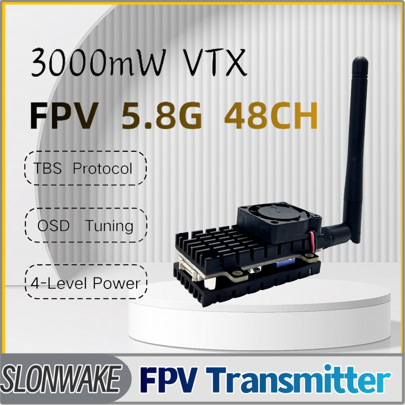 SLONWAKE 5.8G 3000mW 시뮬레이션 VTX - Vtx Video Transmitter 리뷰 및 가격