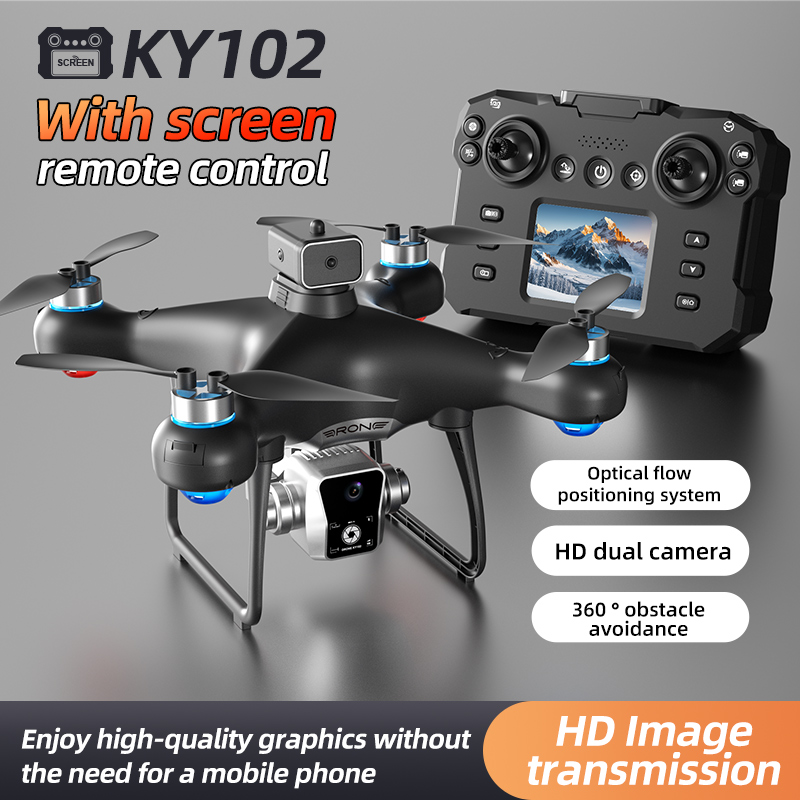 신형 KY102 스크린 탑재 RC 드론 전문가용 브러시 - Drone Ky102 Rc 리뷰 및 가격