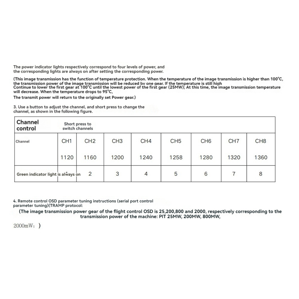 AS96-1.2G 2W VTX 8CH 2000Mw FP - Vtx Video Transmitter 리뷰 및 가격