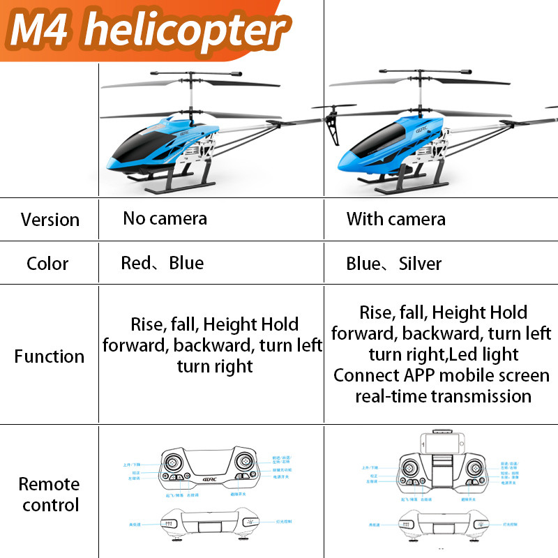 M4 대형 Rc 헬리콥터 원격 제어 추가 내구성 충전  - Drone Rc Team City 리뷰 및 가격