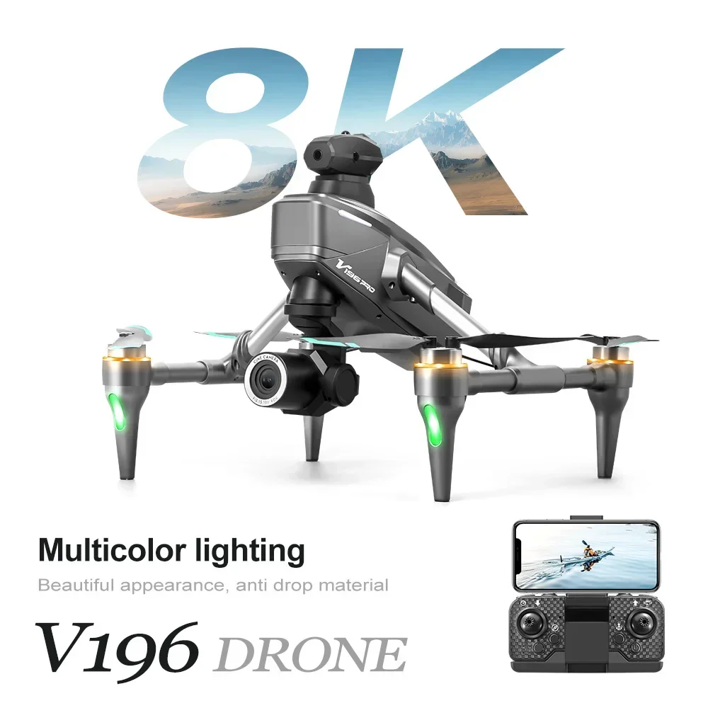 새로운 V196 Fpv 드론 8K 전문가용 듀얼 카메라 - Drone Top Rc 리뷰 및 가격
